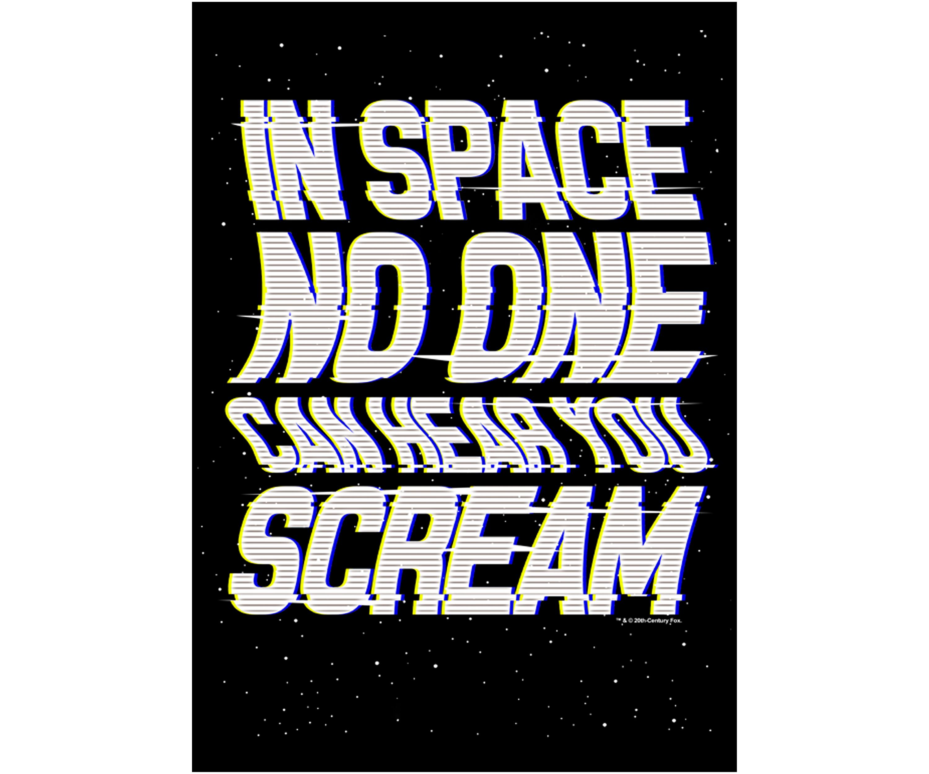 Space Scream Graphic T-Shirt