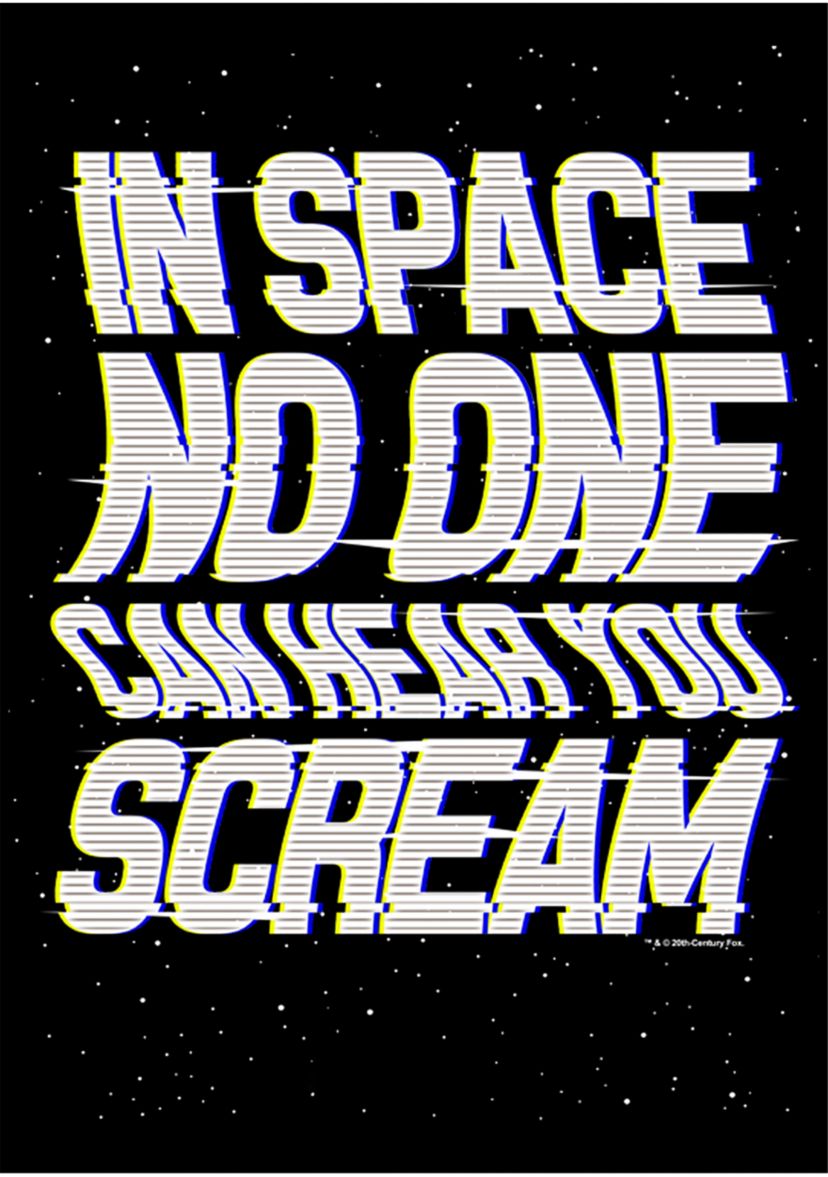 Space Scream Graphic T-Shirt