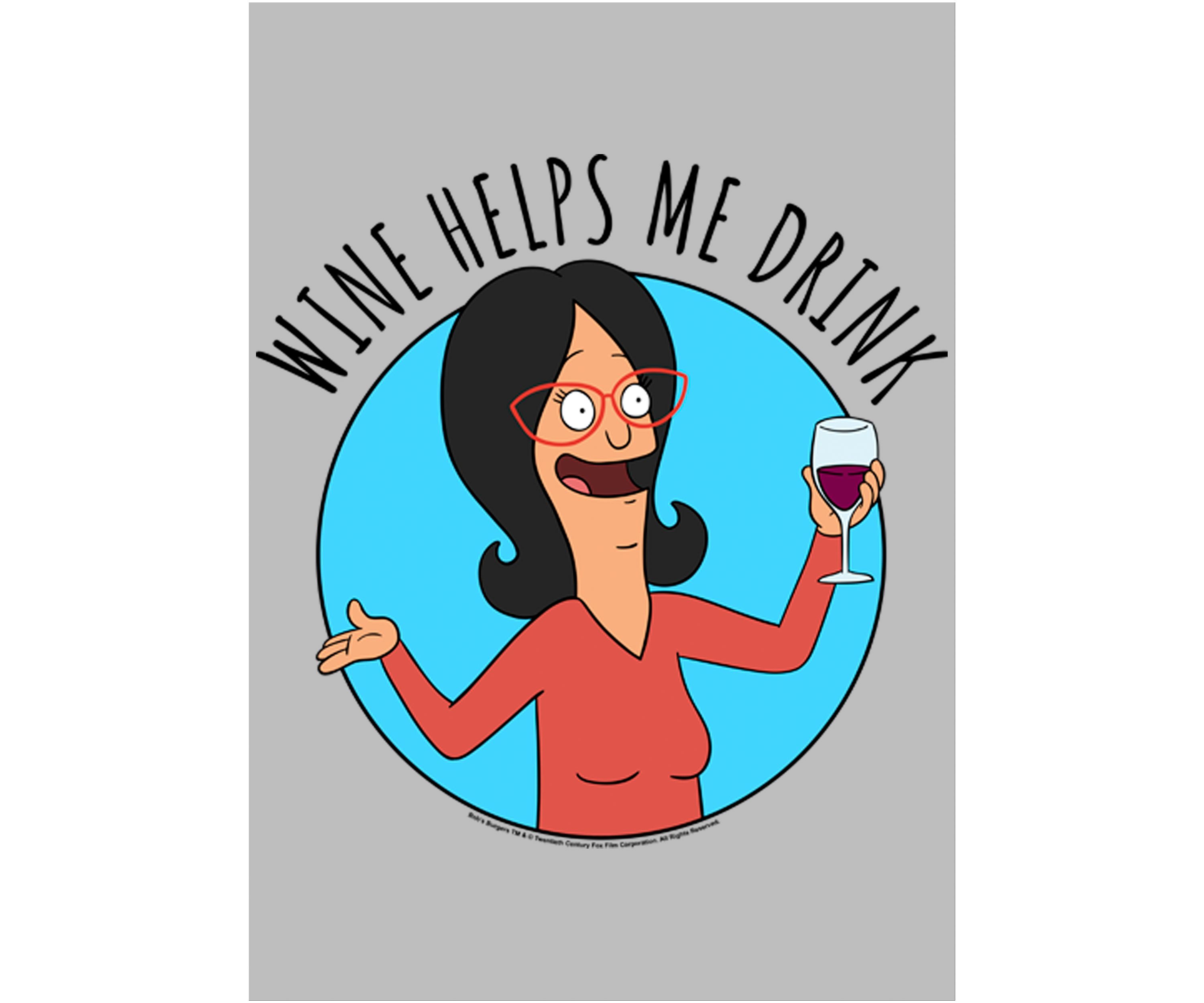 Wine Helps Graphic  T-Shirt