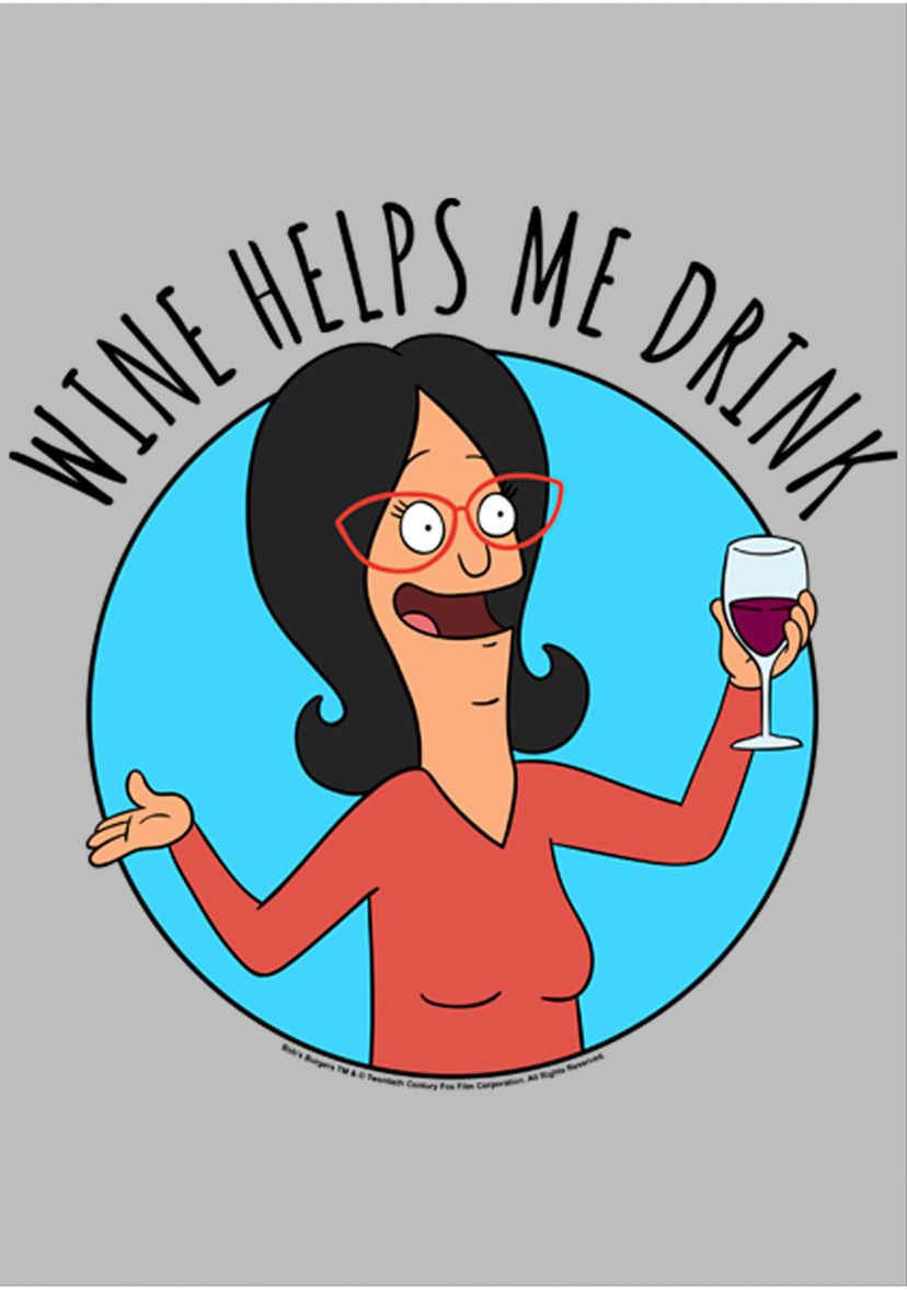 Wine Helps Graphic  T-Shirt