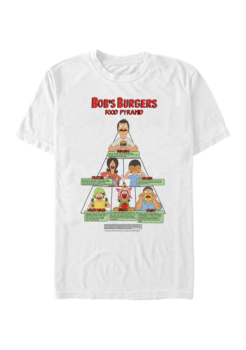 Food Pyramid Graphic T-Shirt