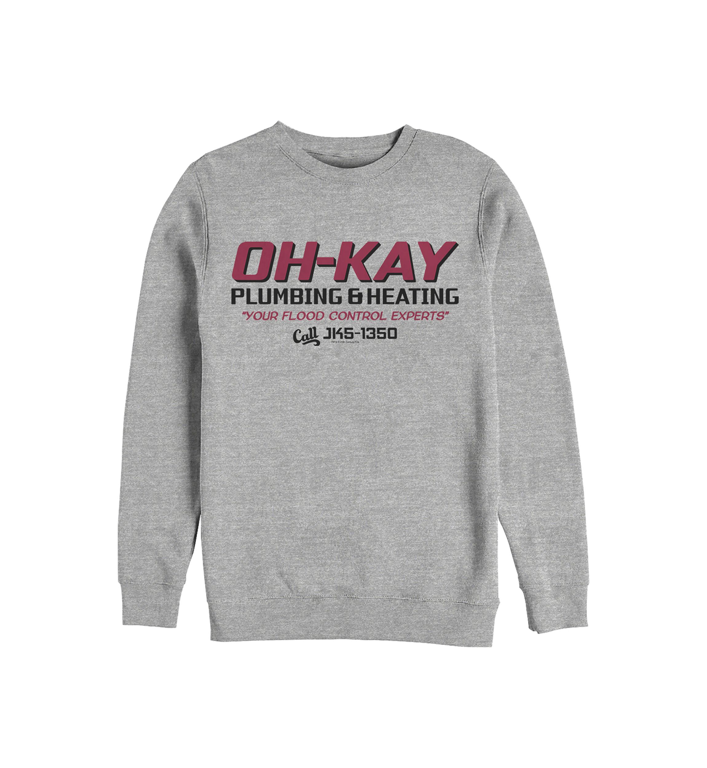 Home Alone OH-KAY Plumbing Crew Fleece Graphic Sweatshirt