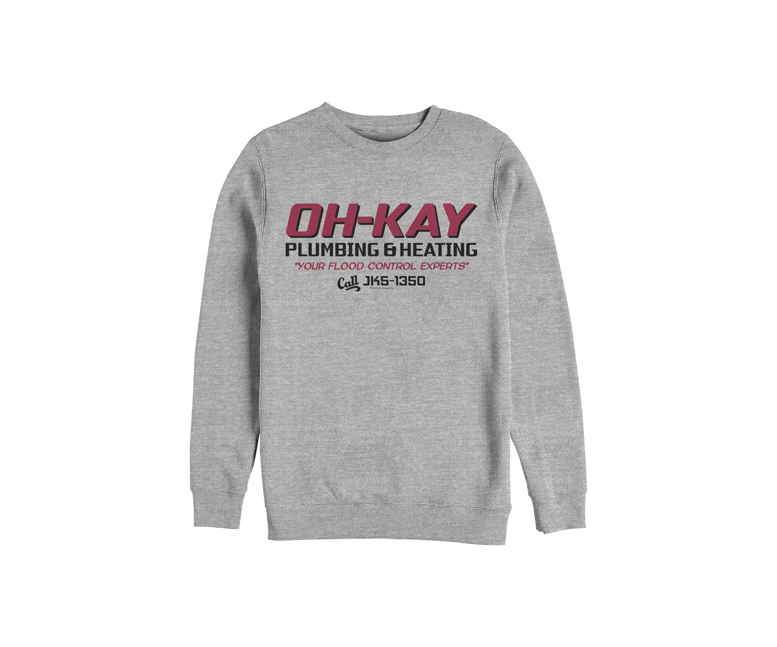 Home Alone OH-KAY Plumbing Crew Fleece Graphic Sweatshirt