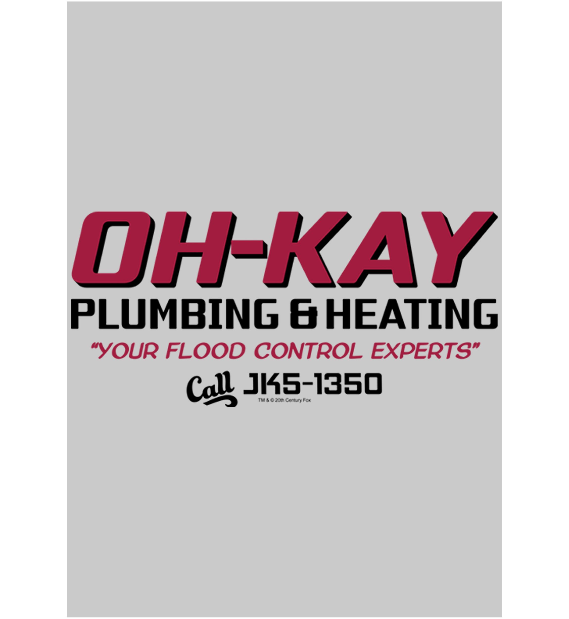 Home Alone OH-KAY Plumbing Crew Fleece Graphic Sweatshirt