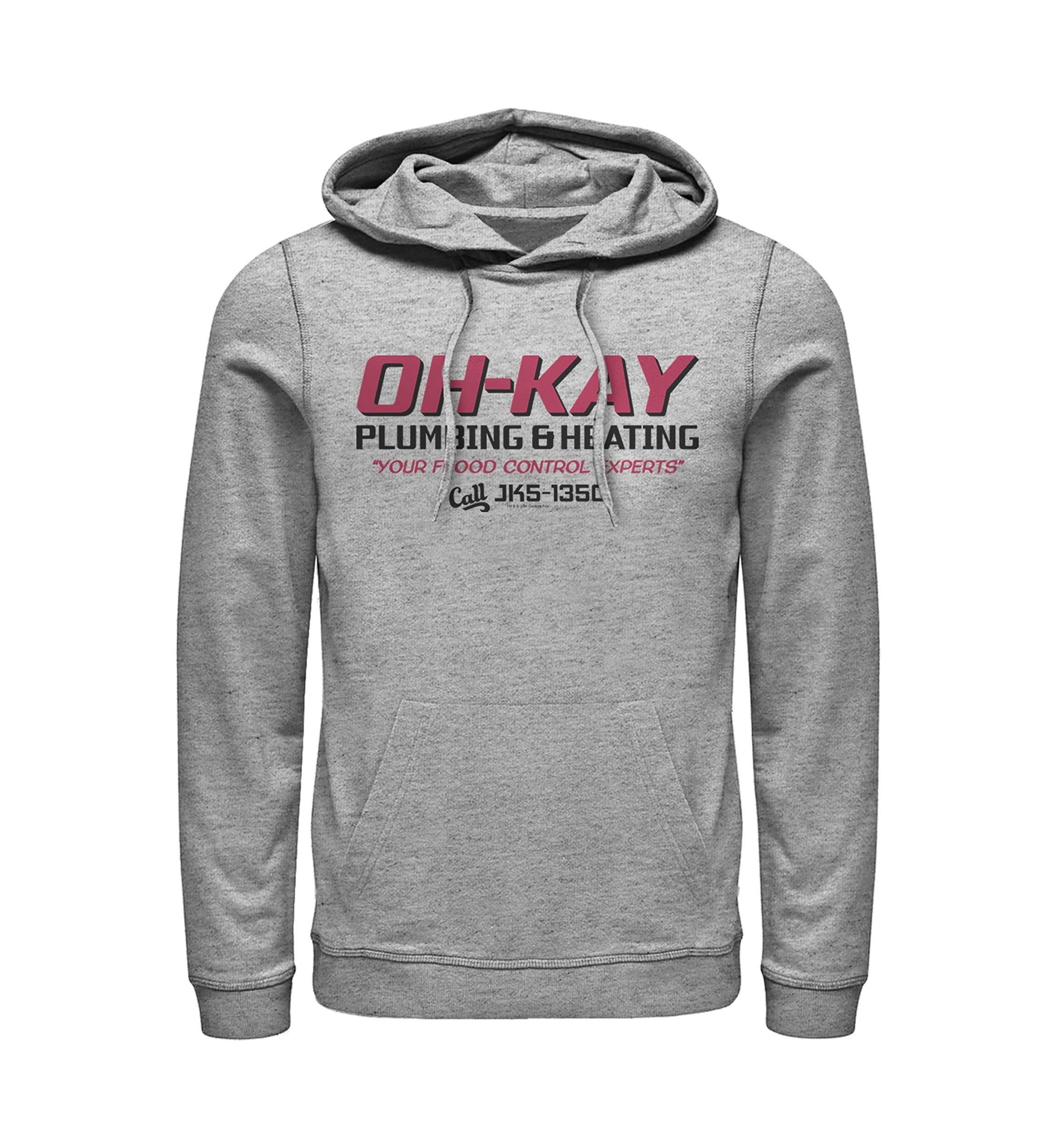 Home Alone OH-KAY Plumbing Graphic Fleece Hoodie