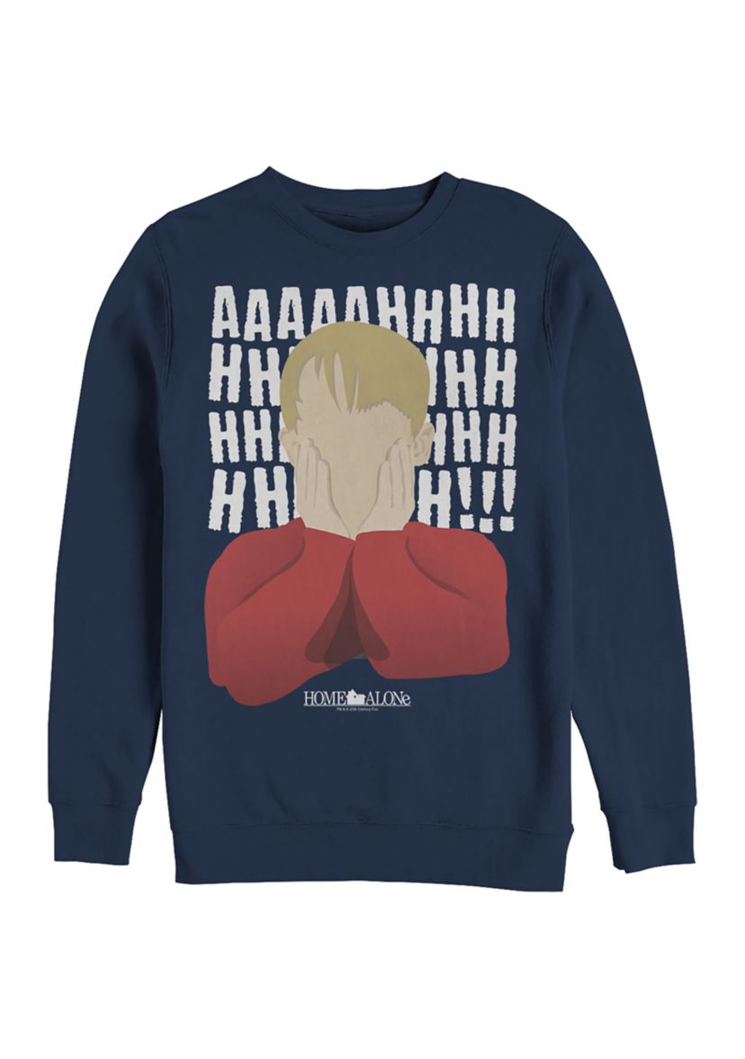 Home Alone AHHH Crew Fleece Graphic Sweatshirt