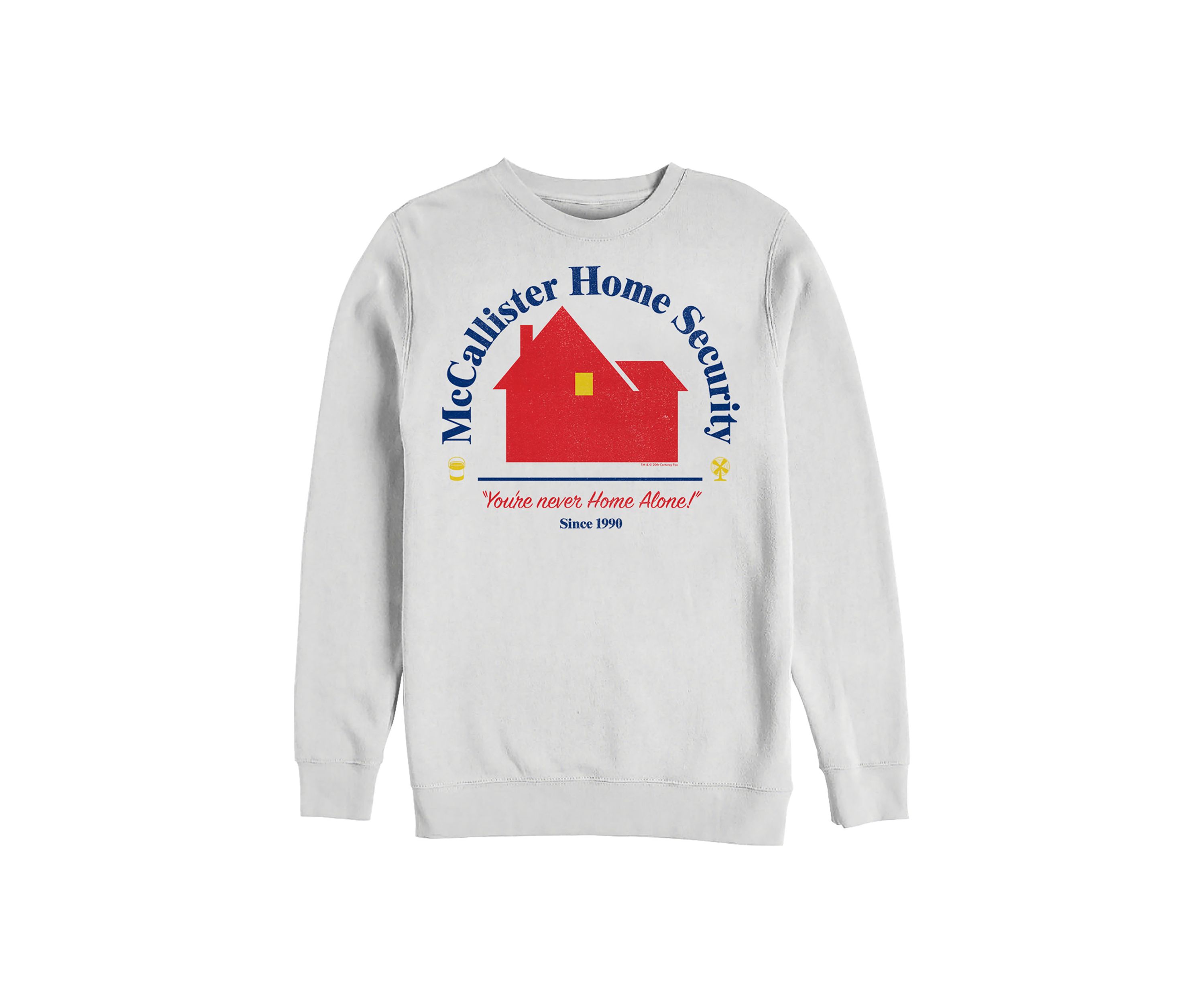 Home Alone Home Security Crew Fleece Graphic Sweatshirt