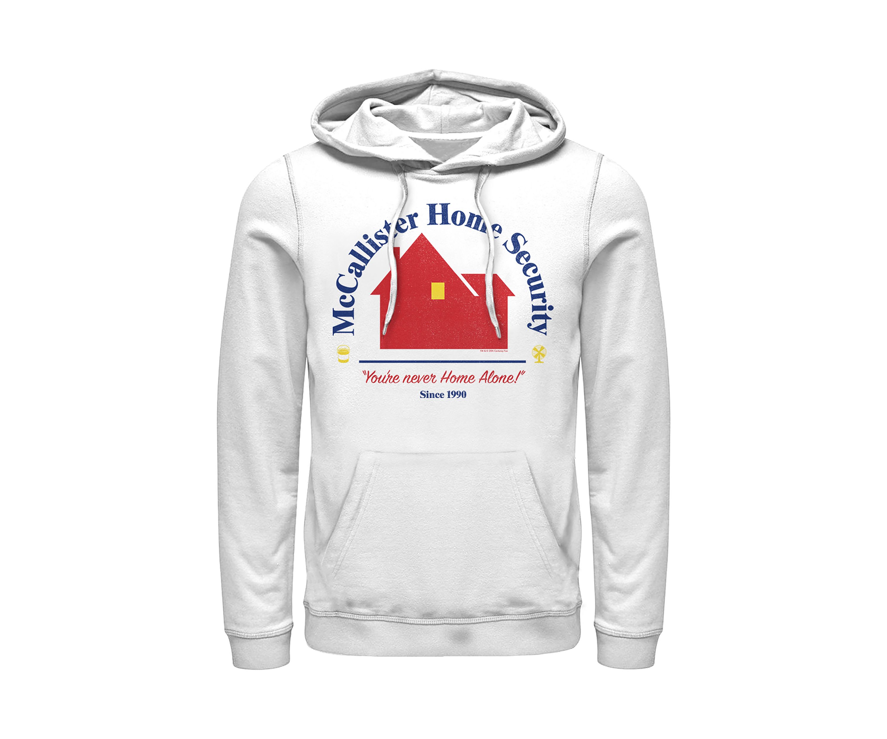 Home Alone Home Security Graphic Fleece Hoodie