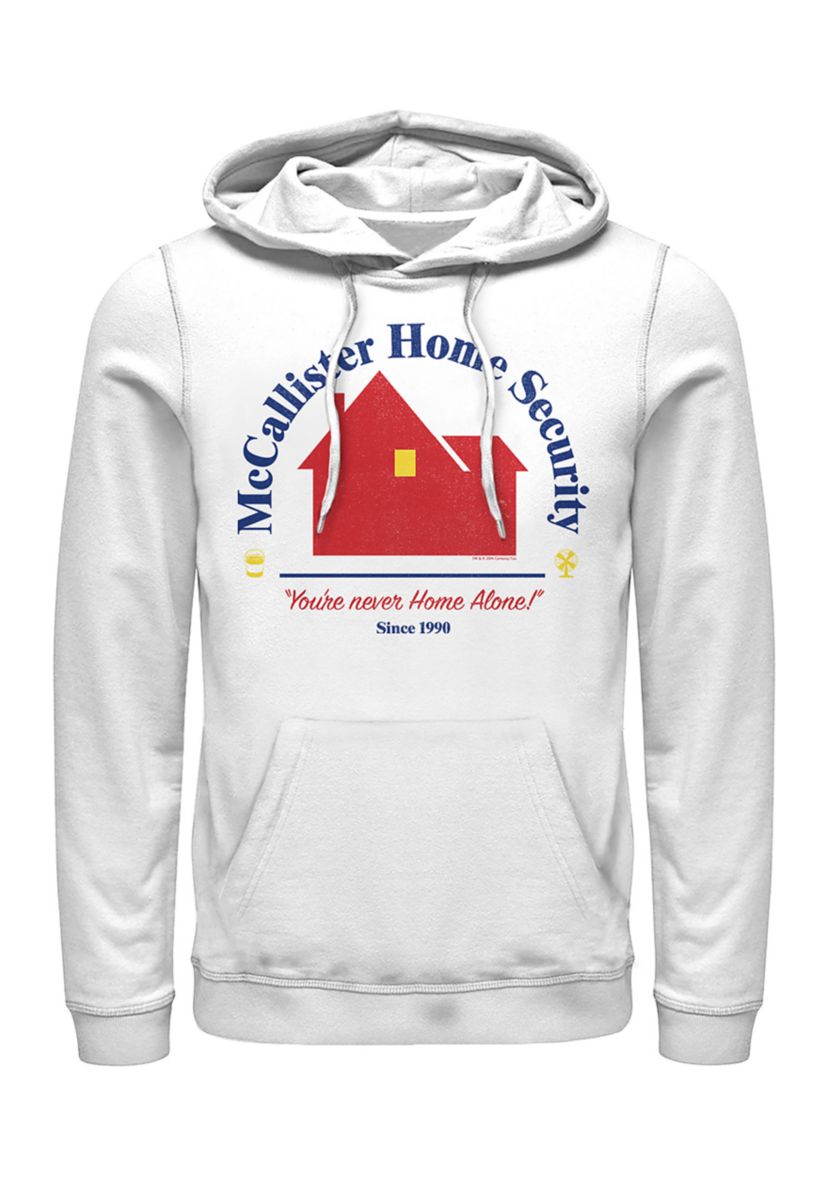 Home Alone Home Security Graphic Fleece Hoodie