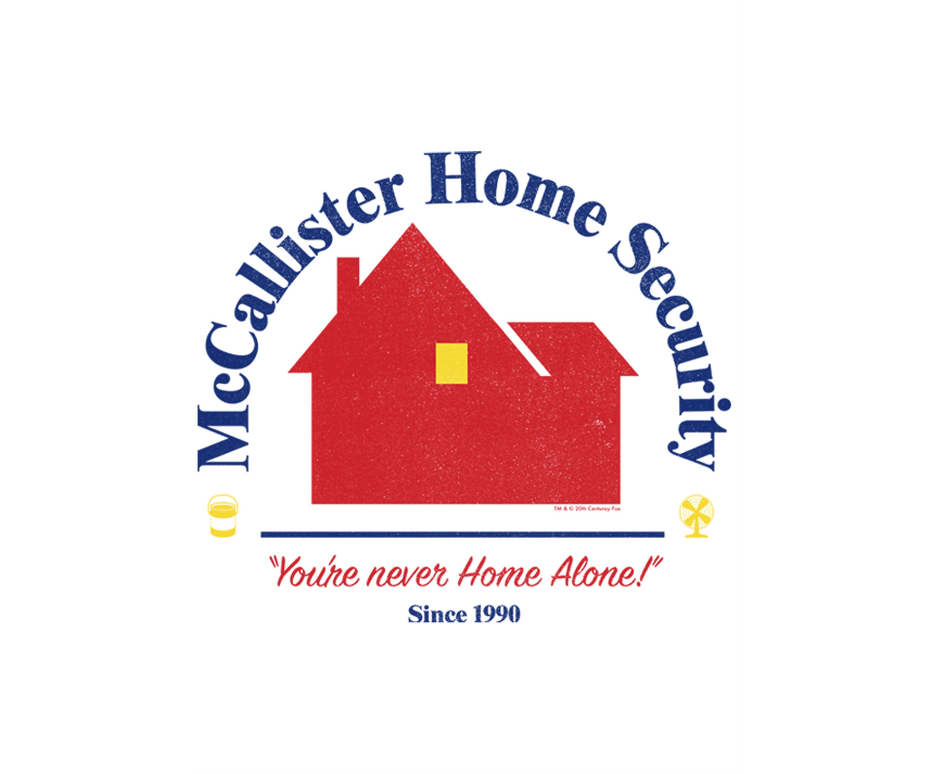 Home Alone Home Security Graphic Fleece Hoodie