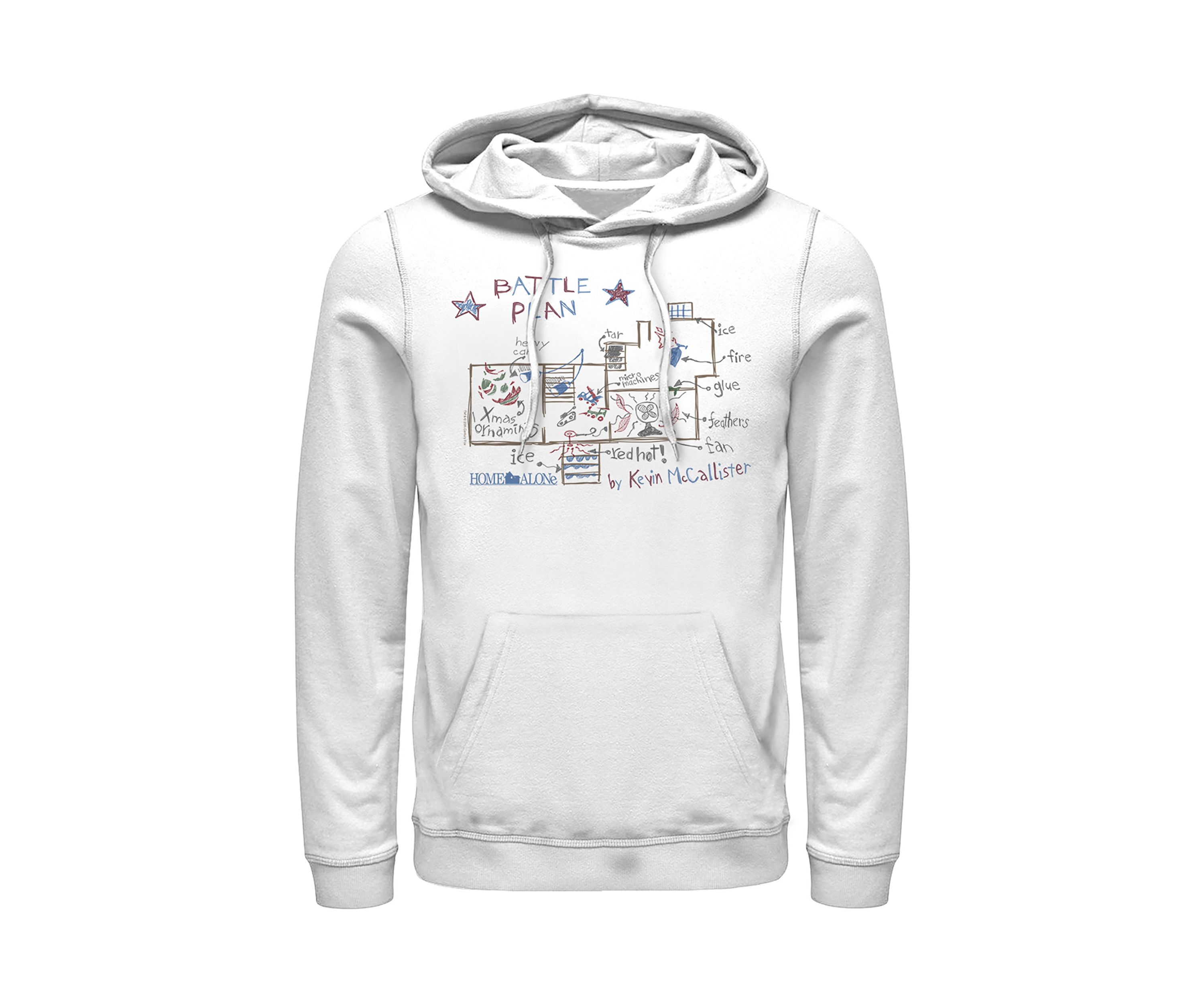 Home Alone Kevins Plan Graphic Fleece Hoodie