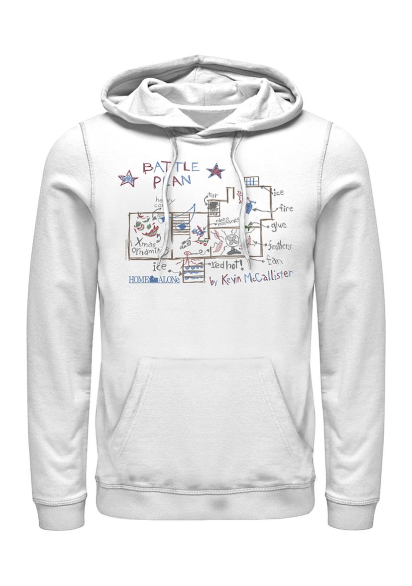 Home Alone Kevins Plan Graphic Fleece Hoodie