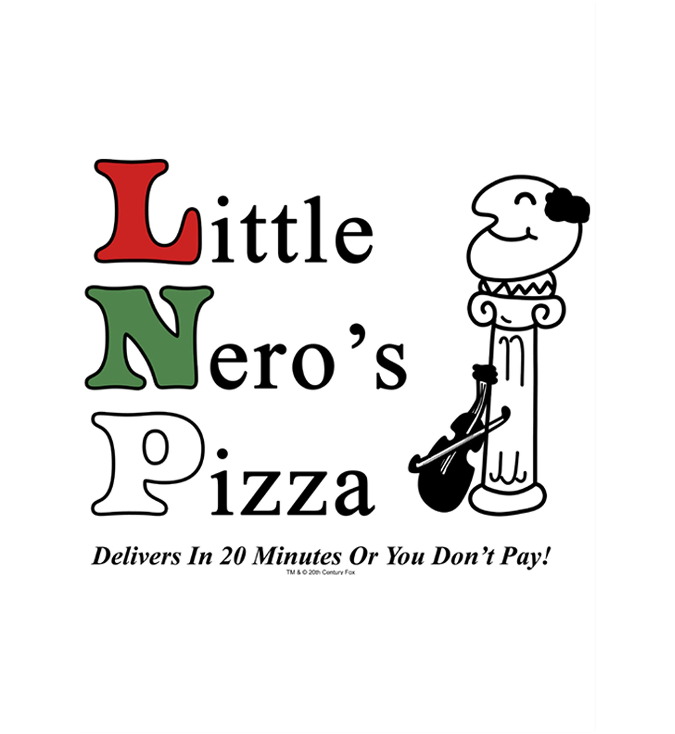  Home Alone Little Neros Pizza Crew Fleece Graphic Sweatshirt