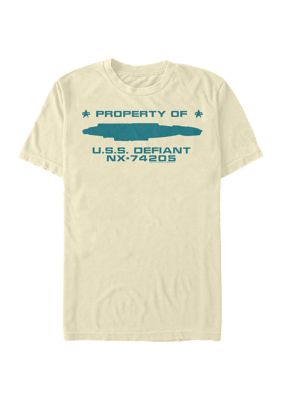 Star Trek Men's Property Of Uss Defiant Graphic T-Shirt