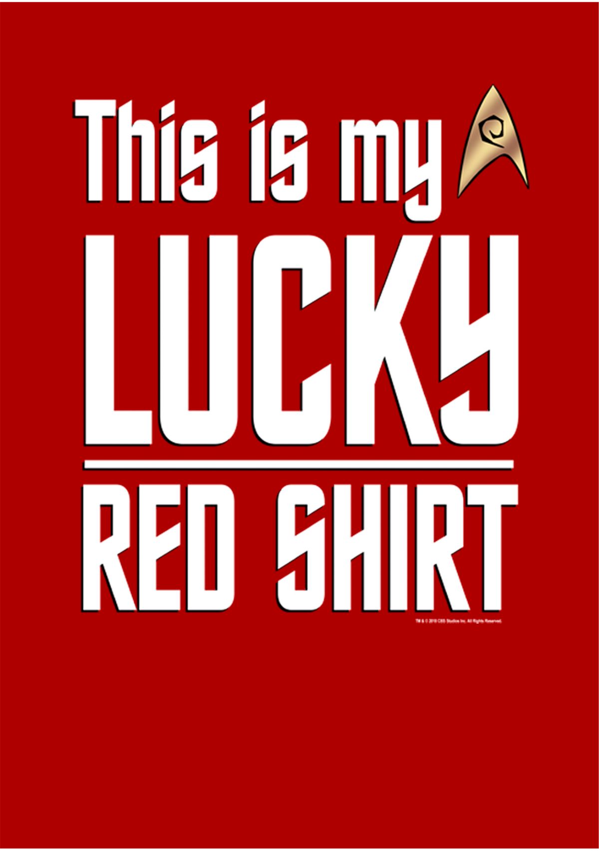 Lucky Red Shirt Graphic T-Shirt