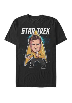 Star Trek Men's Captain Kirk Chibi Short Sleeve T-Shirt