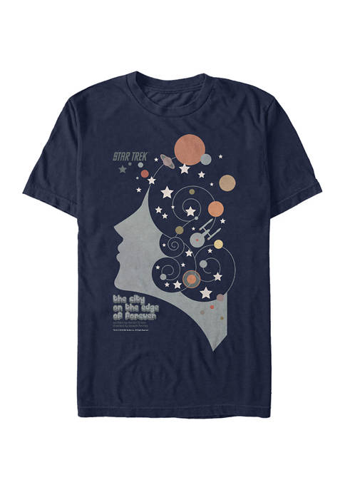 STAR TREK Edge of Forever Poster Graphic T-Shirt
