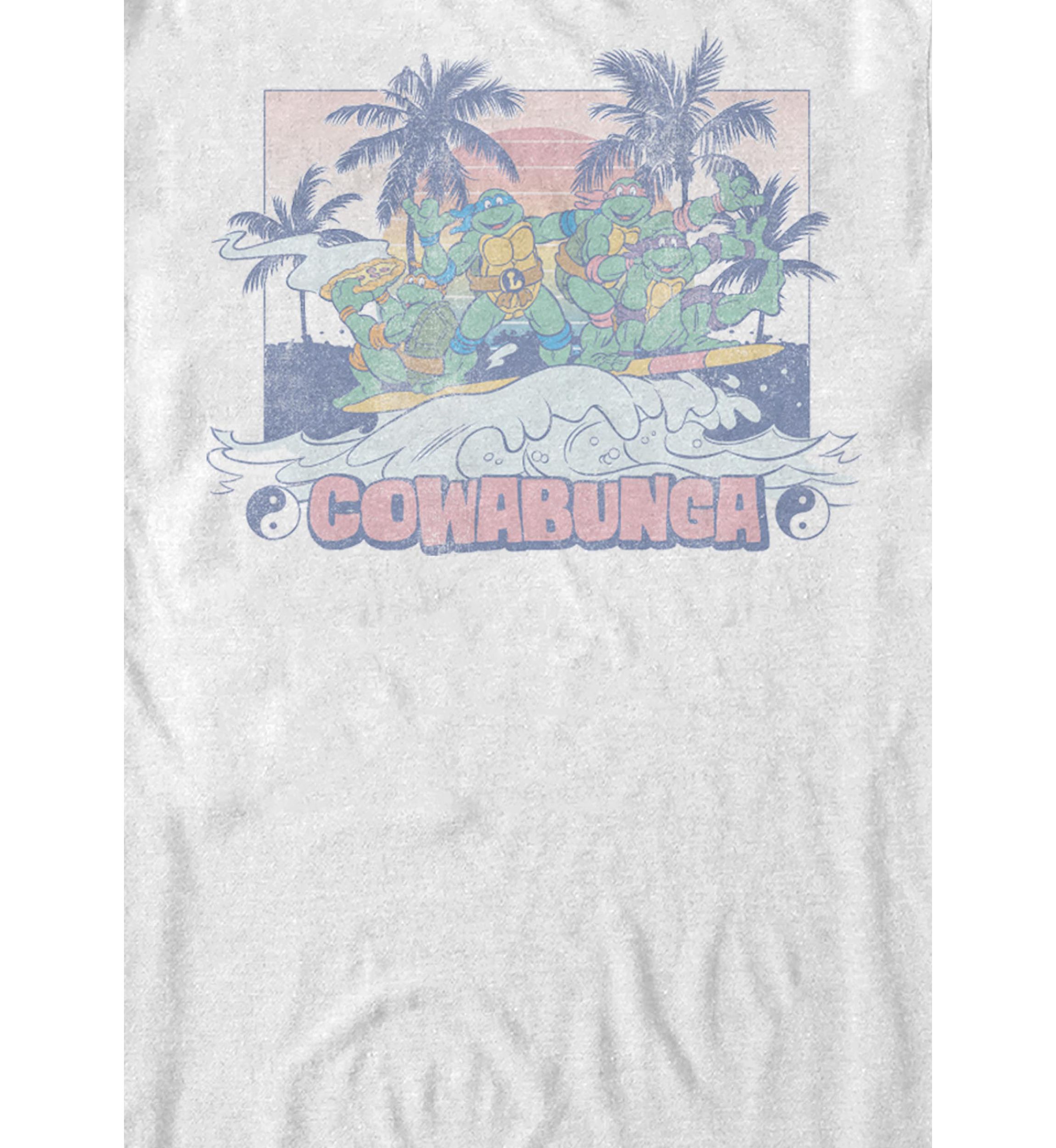 Teenage Mutant Ninja Turtles Yin and Yang Group Surf Short Sleeve T-Shirt