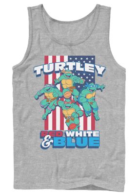 Teenage Mutant Ninja Turtles Men's Turtley America Graphic T-Shirt, M Regular