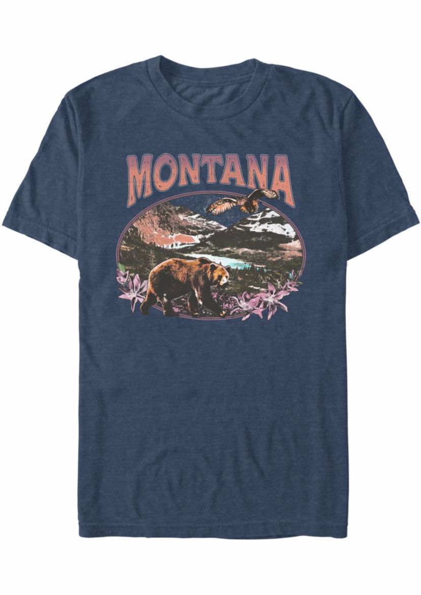 Montana Landscape Graphic T-Shirt
