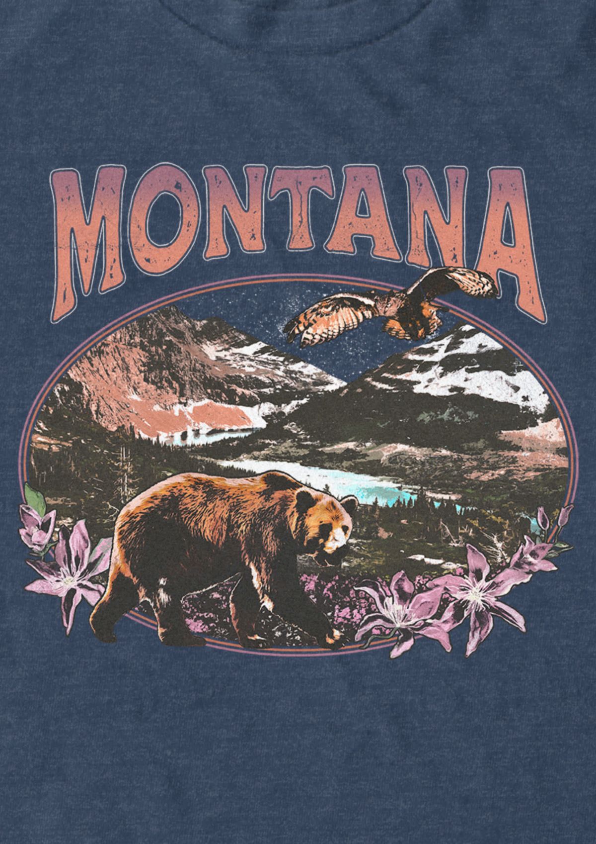 Montana Landscape Graphic T-Shirt