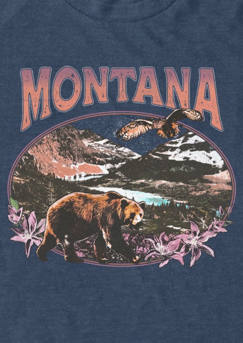Montana Landscape Graphic T-Shirt
