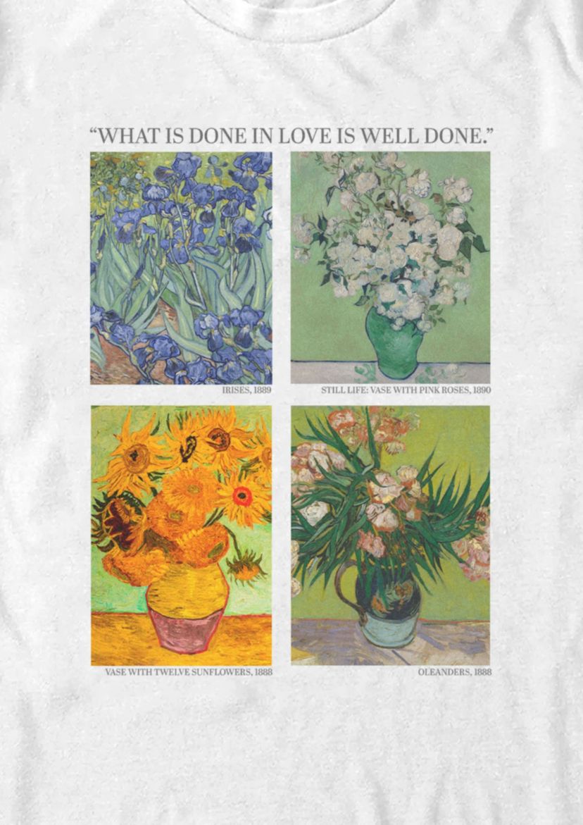 Van Gogh Flowers Graphic T-Shirt
