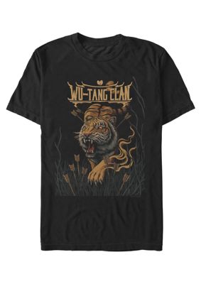 Wu-Tang Clan Men's Tiger And Arrows Graphic T-Shirt, Black, 3XL