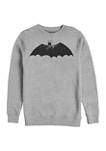Bat Logo One Graphic Crew Fleece Sweatshirt