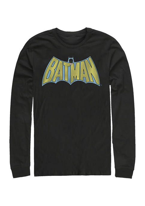 Batman™ Juniors Vintage logo Graphic Long Sleeve T-Shirt