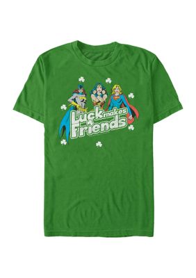 Dc Comics Justice League Women Friendly Luck T-Shirt, Small -  0195728652584