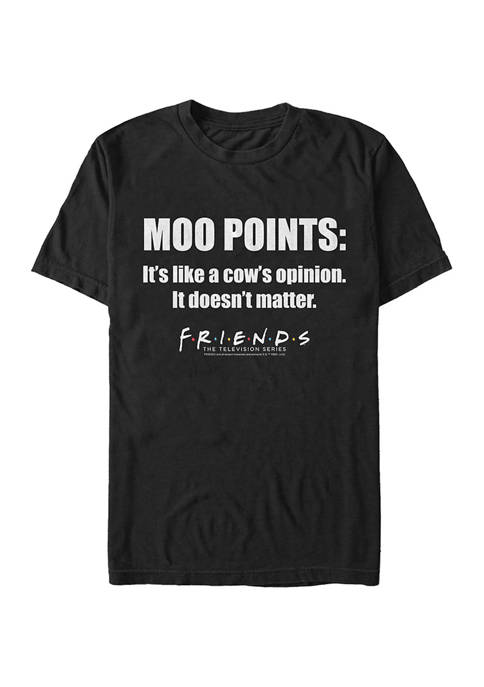 Friends Moo Point Graphic Short Sleeve T-Shirt