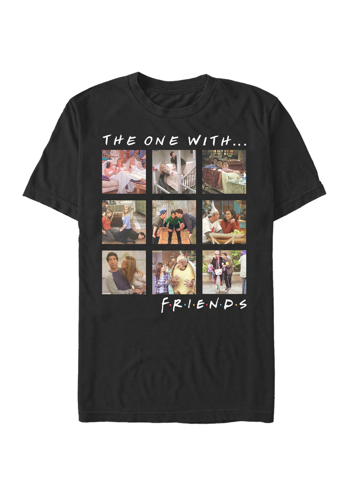 Friends Episode Box Up Graphic Short Sleeve T-Shirt