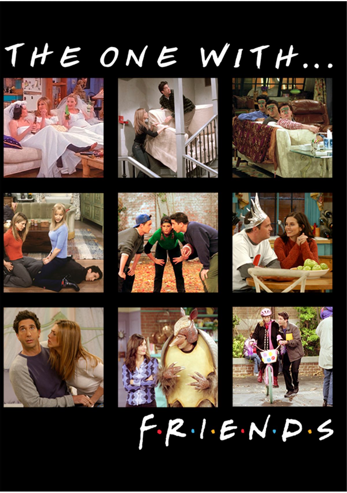Friends Episode Box Up Graphic Short Sleeve T-Shirt