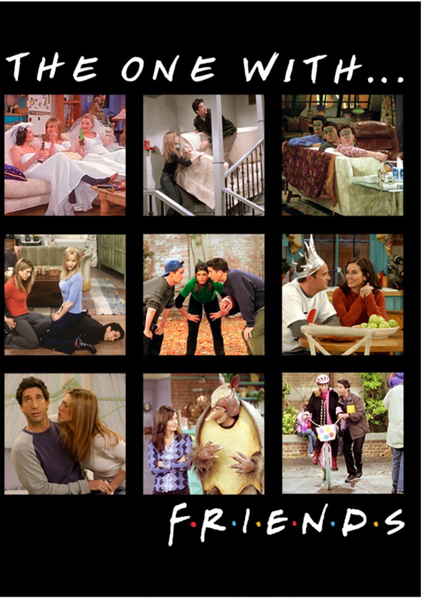 Friends Episode Box Up Graphic Short Sleeve T-Shirt