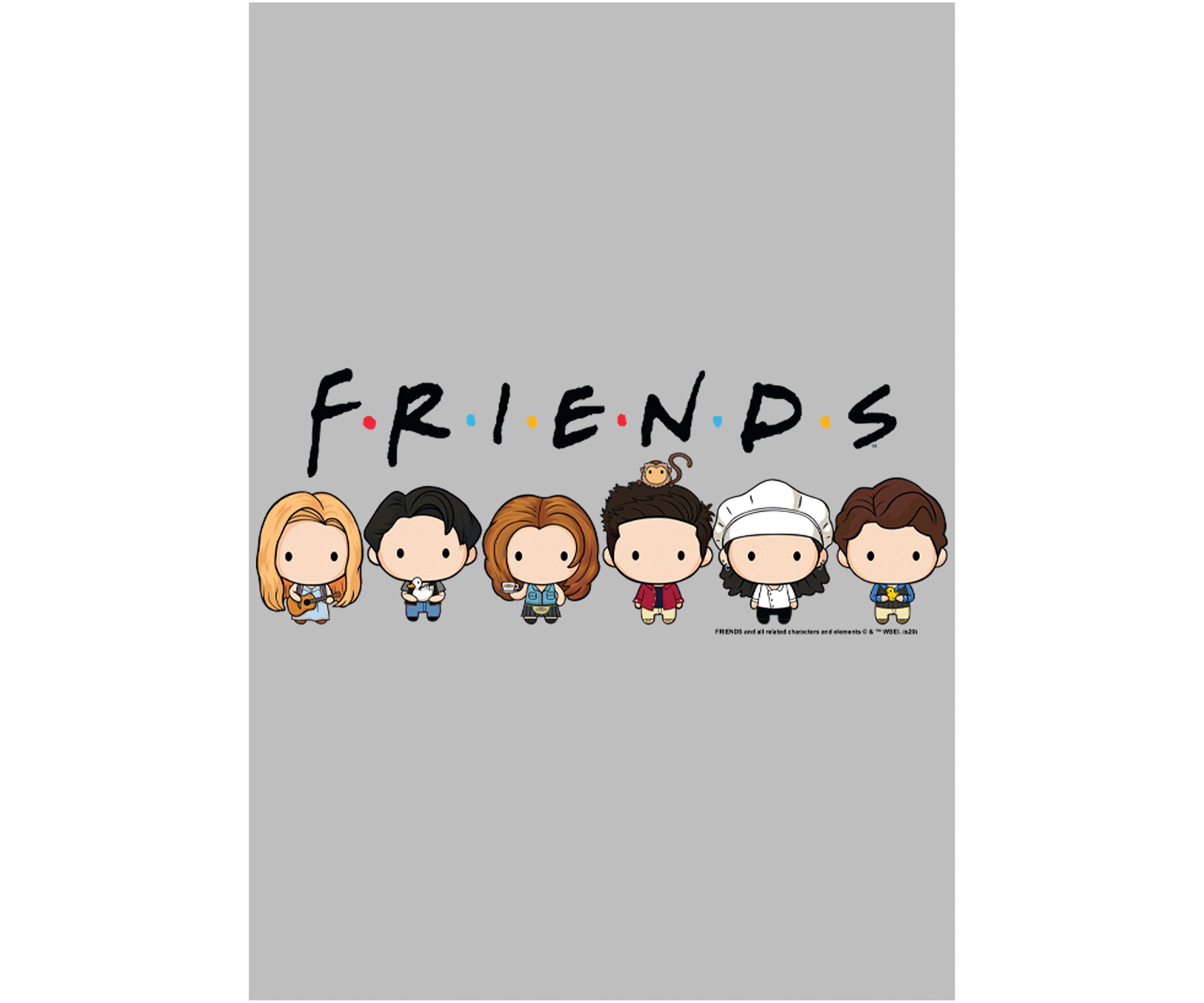Friends Chibi Graphic Short Sleeve T-Shirt