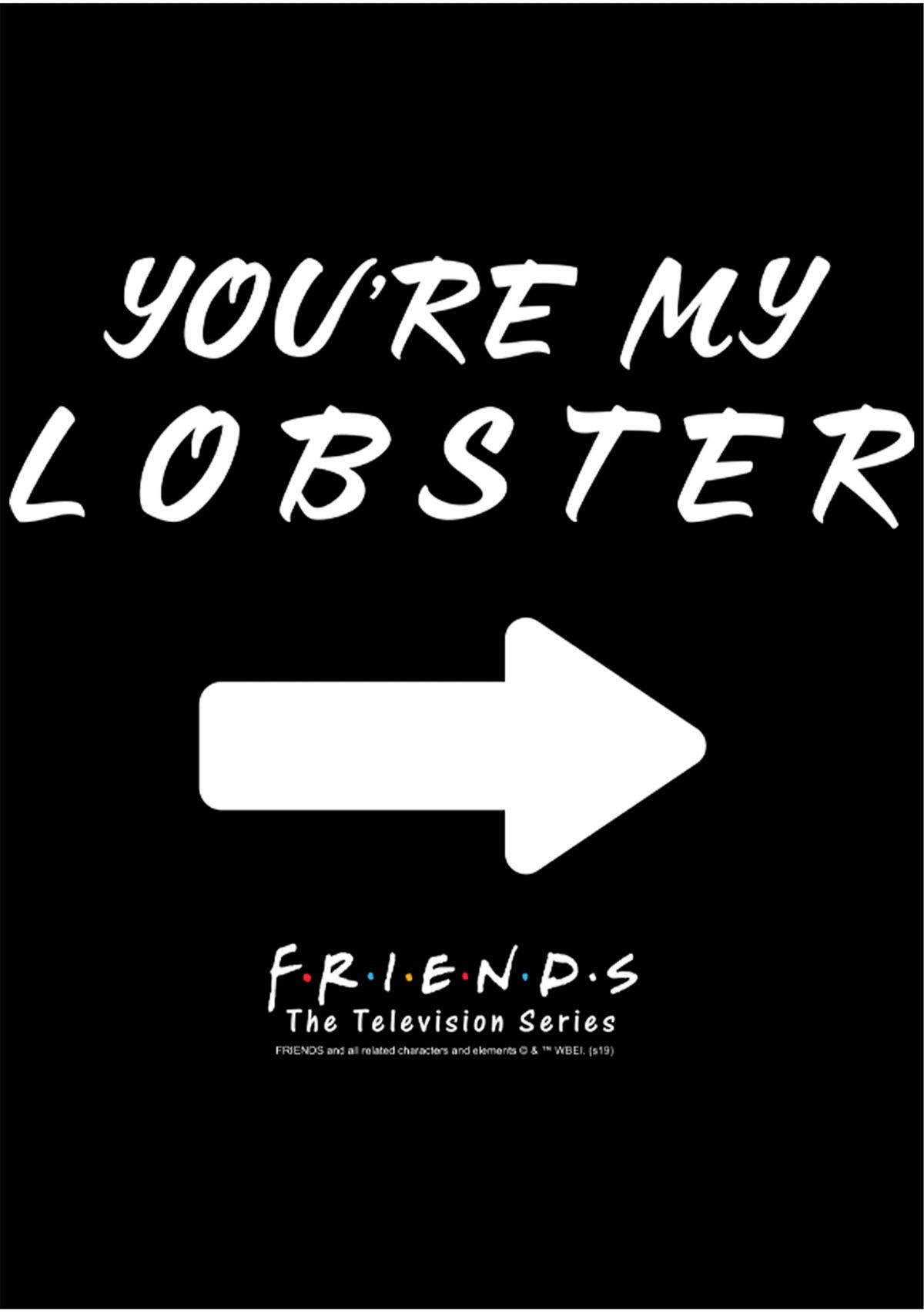 Friends Im Her Lobster Graphic Short Sleeve T-Shirt