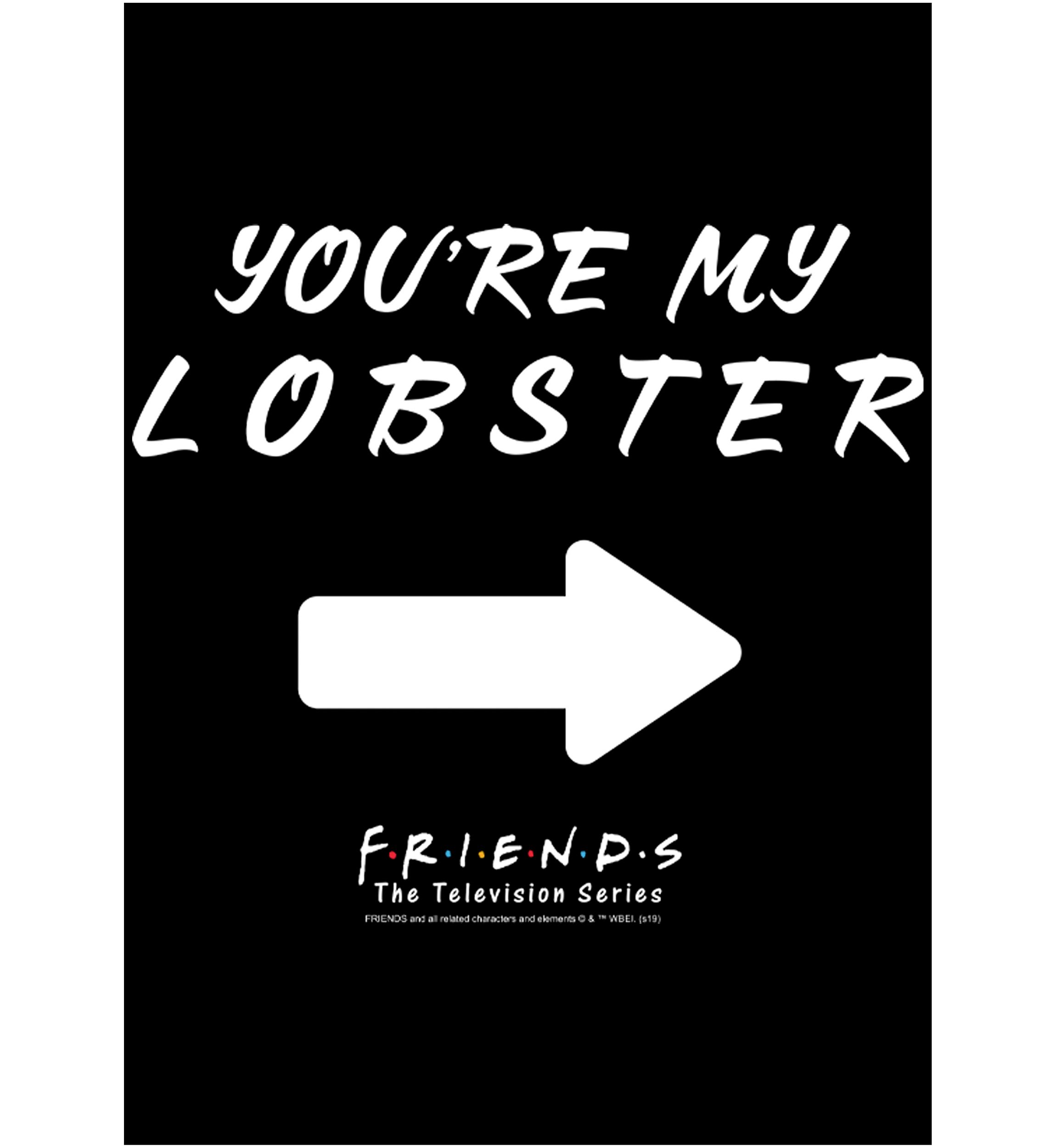 Friends Im Her Lobster Graphic Short Sleeve T-Shirt