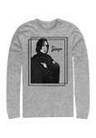 Harry Potter Snape Obviously Long Sleeve Graphic Crew T-Shirt 