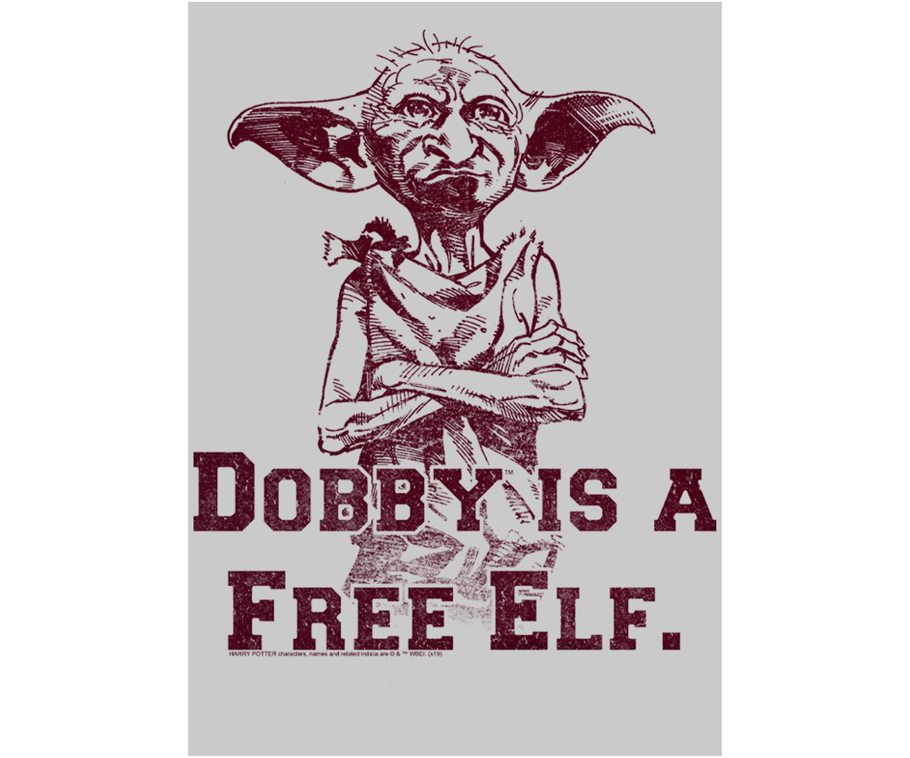 Harry Potter Dobby Free Elf Crew Fleece Graphic Sweatshirt