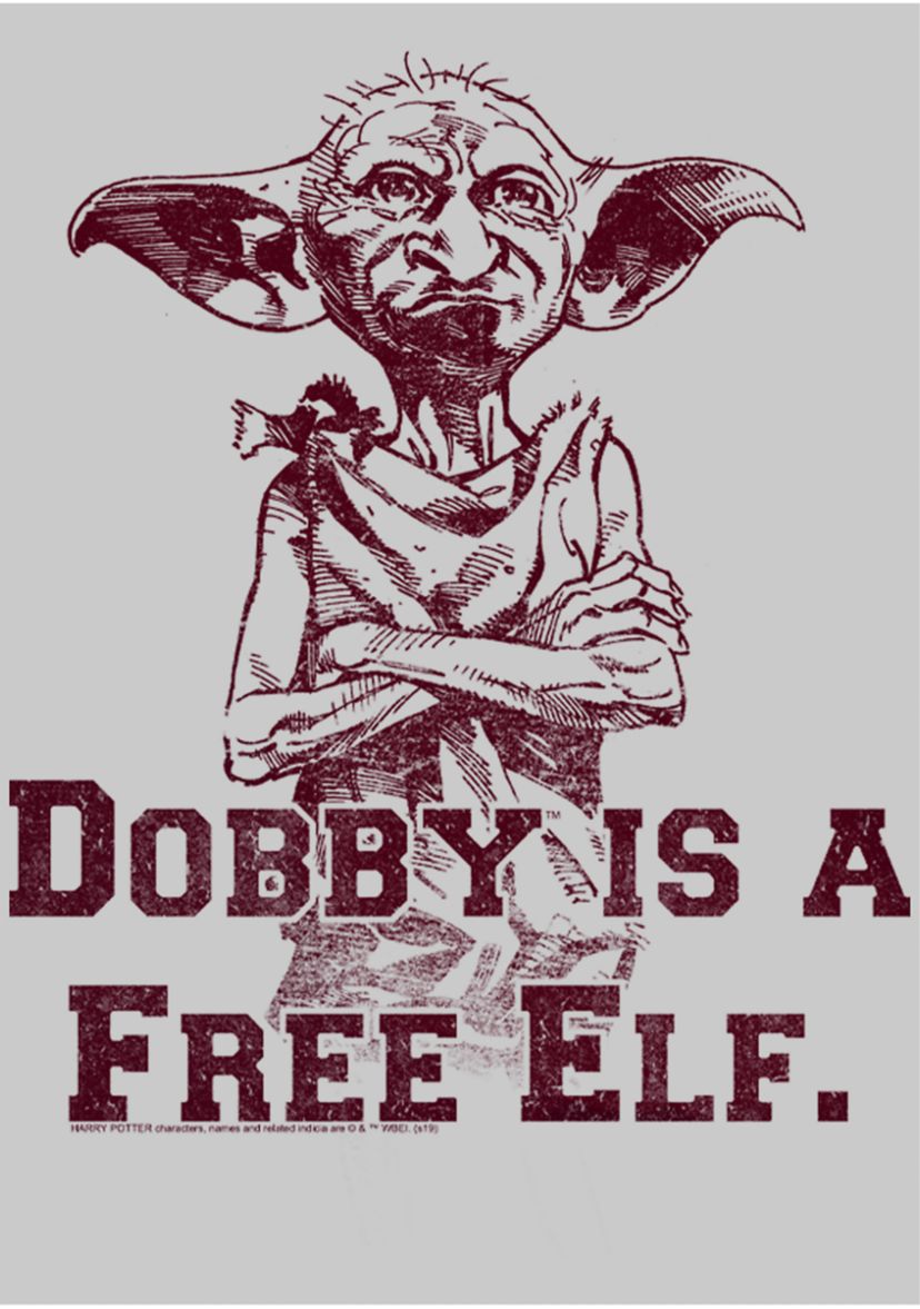 Harry Potter Dobby Free Elf Crew Fleece Graphic Sweatshirt