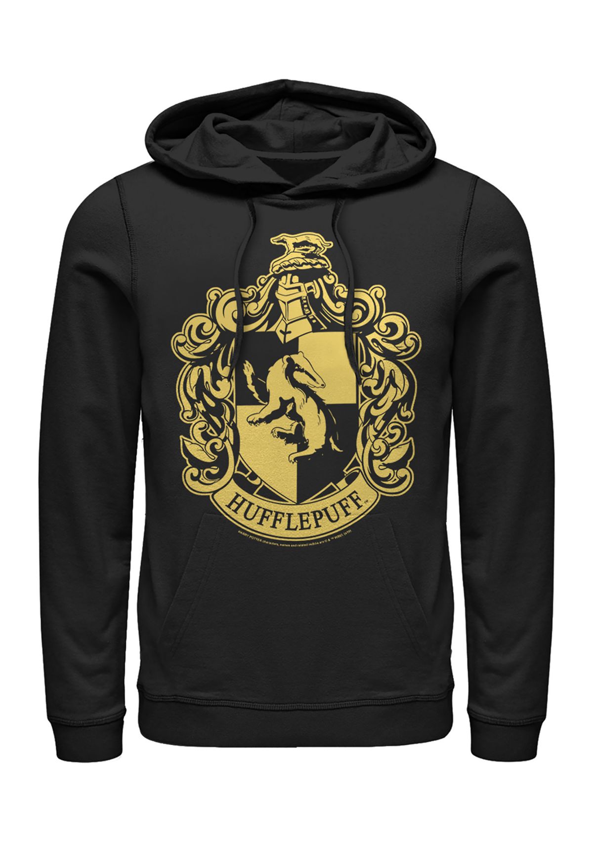 Harry Potter Simple Hufflepuff Fleece Graphic Hoodie