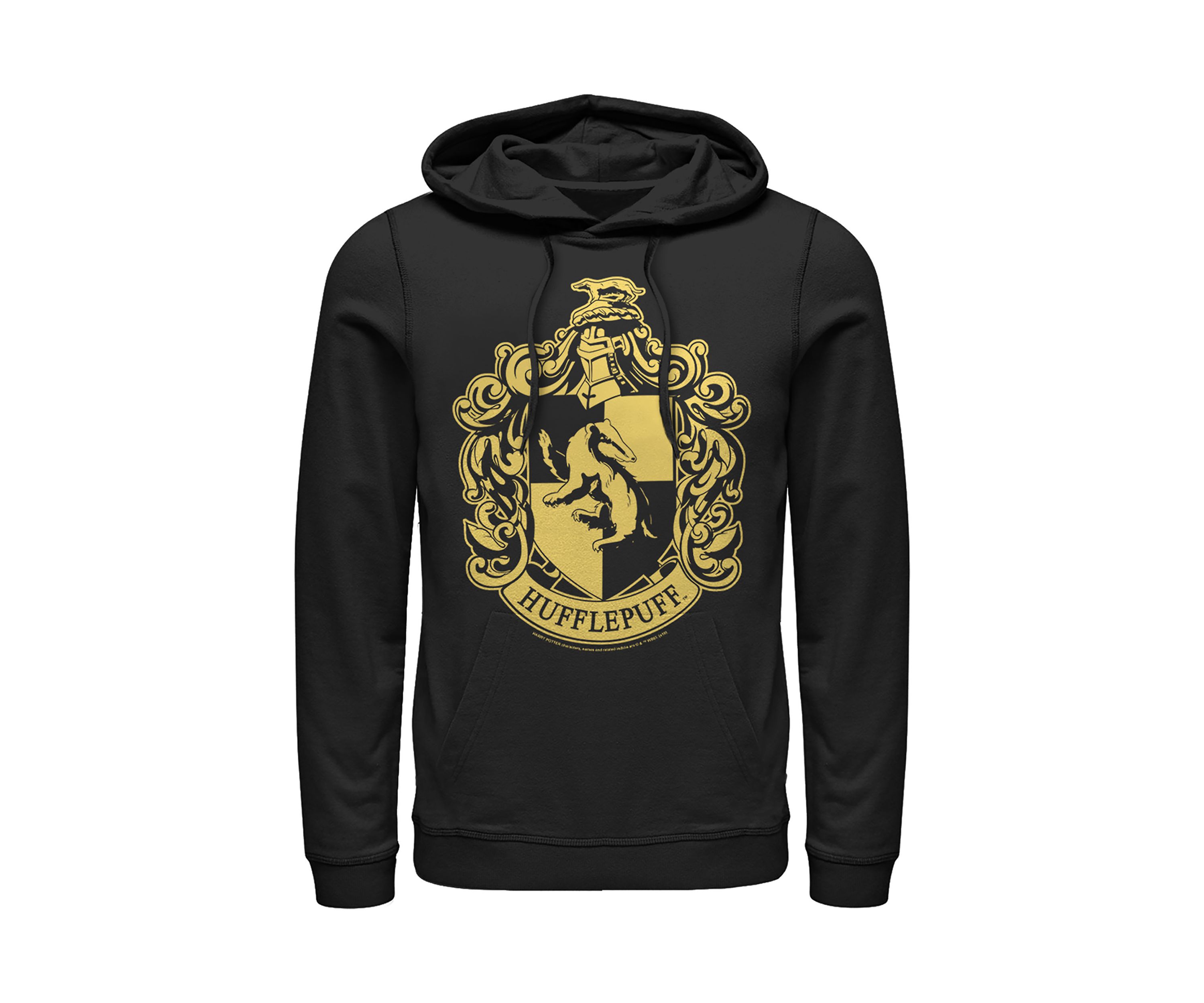 Harry Potter Simple Hufflepuff Fleece Graphic Hoodie