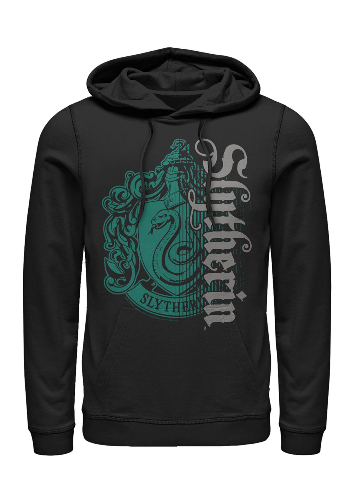  Harry Potter Green Crest Fleece Graphic Hoodie