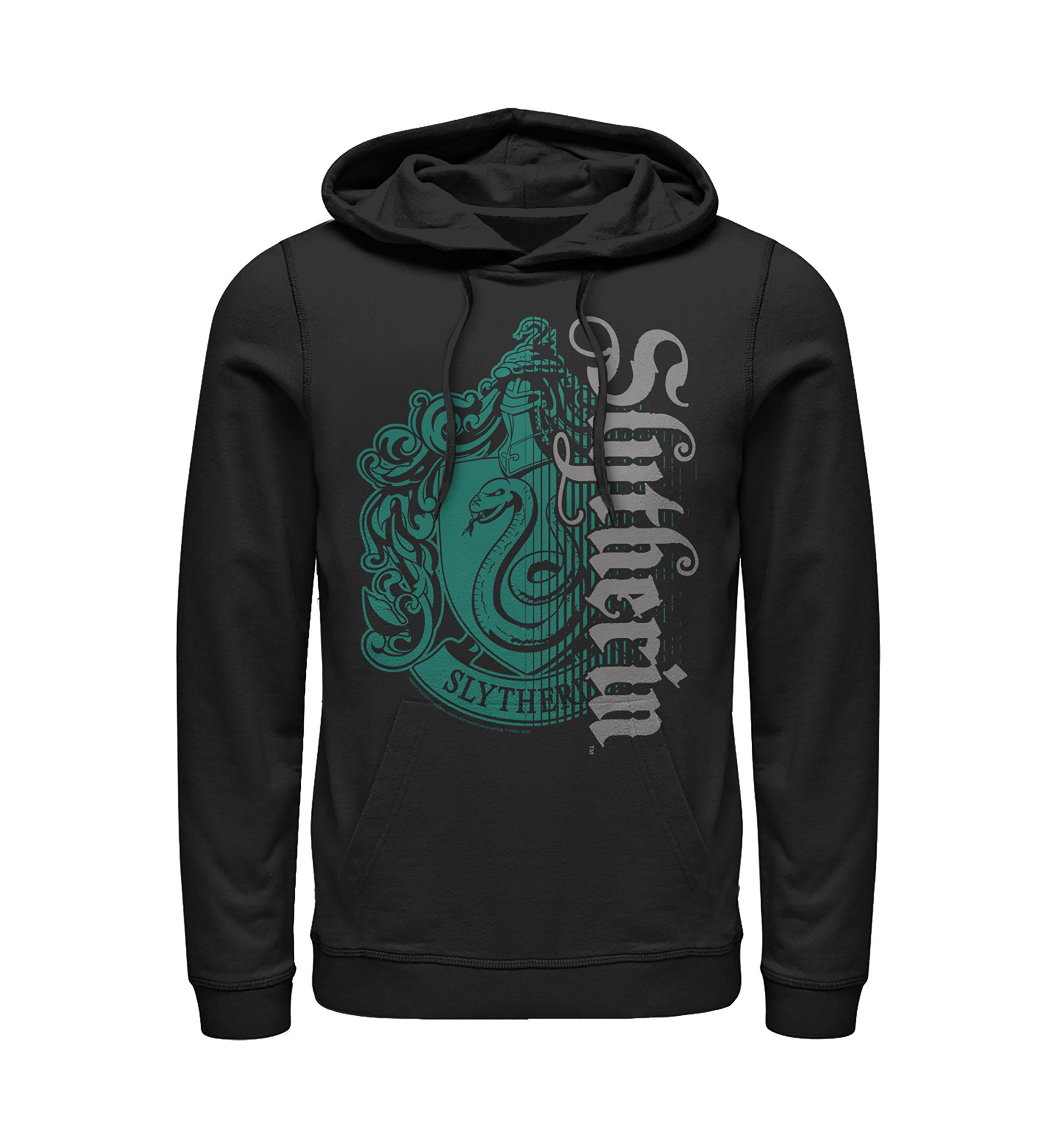  Harry Potter Green Crest Fleece Graphic Hoodie