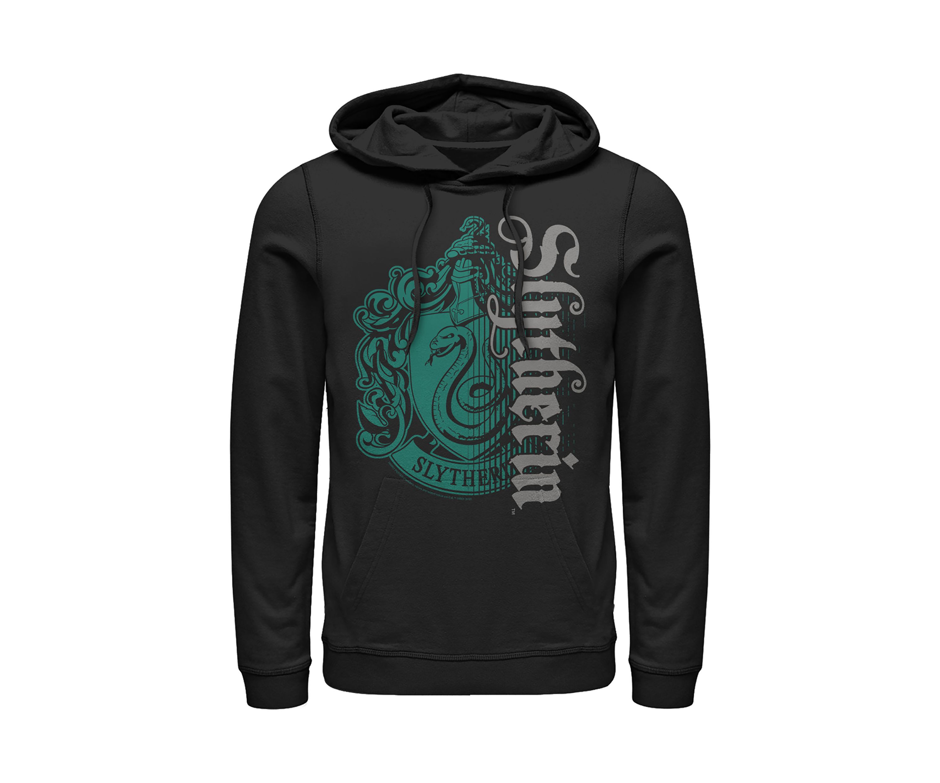  Harry Potter Green Crest Fleece Graphic Hoodie