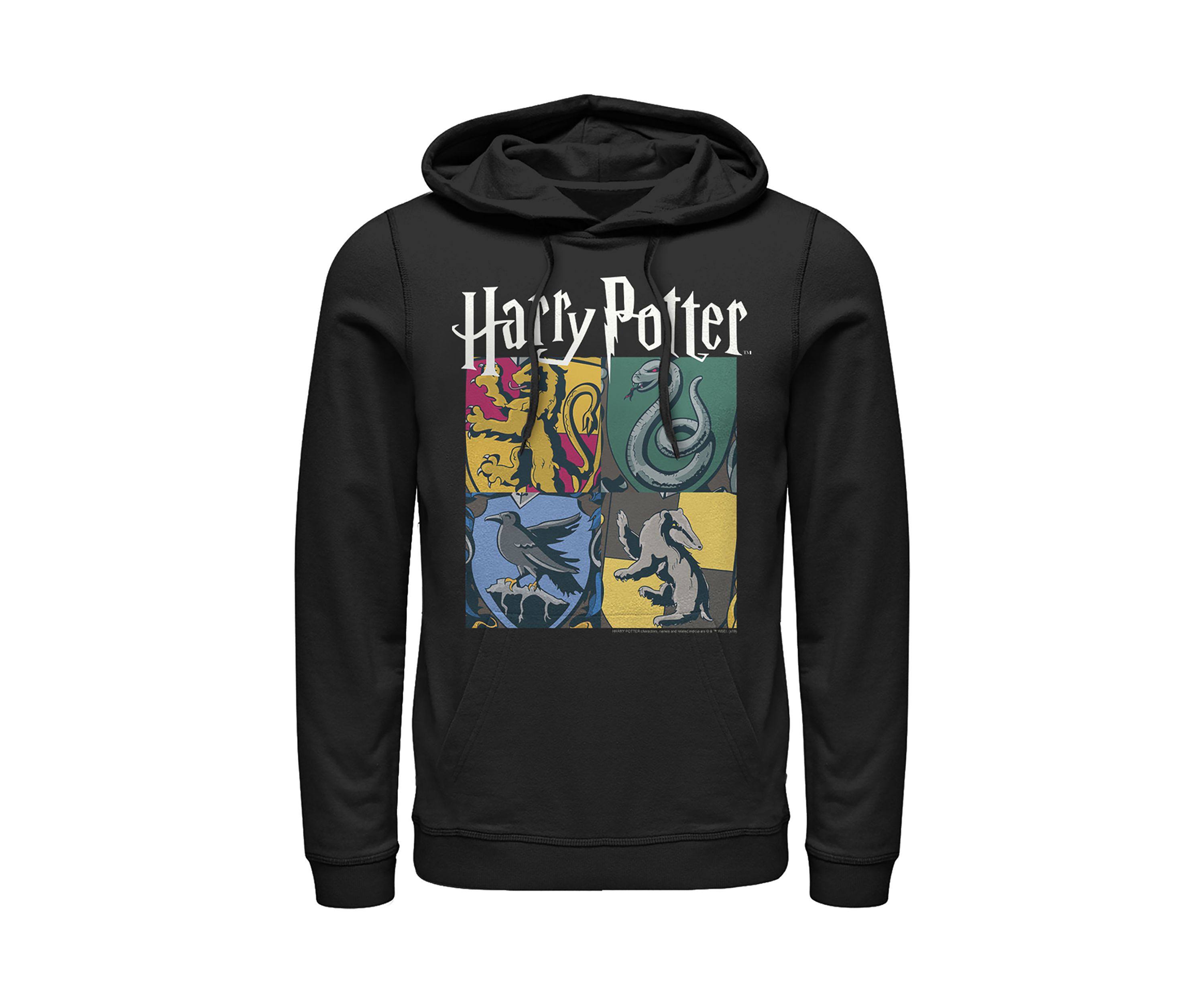 Harry Potter All Houses Fleece Graphic Hoodie