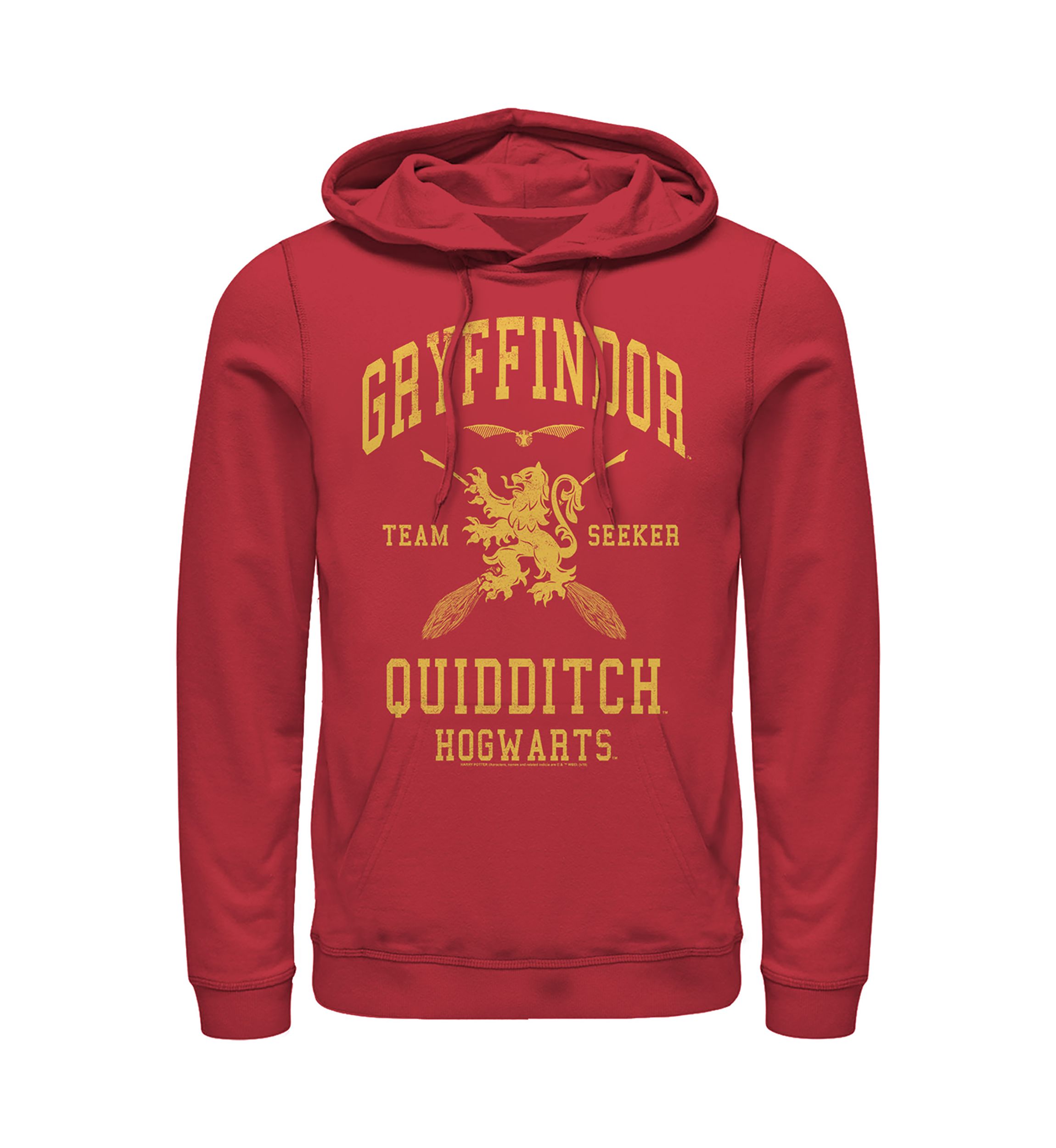 Harry Potter Gryffindor Quidditch Seeker Fleece Graphic Hoodie