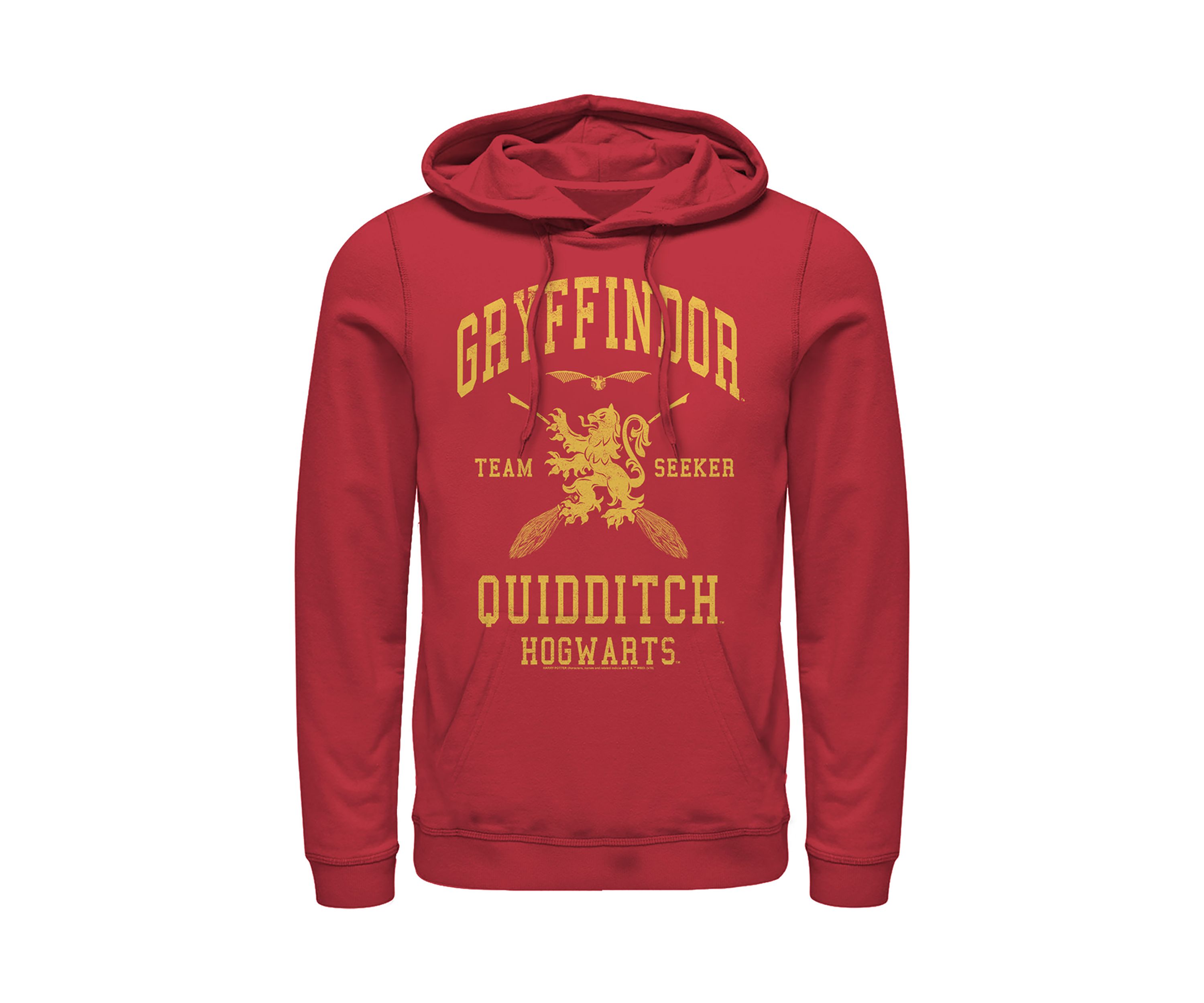 Harry Potter Gryffindor Quidditch Seeker Fleece Graphic Hoodie
