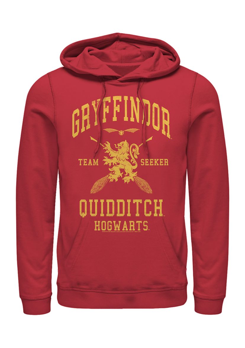 Harry Potter Gryffindor Quidditch Seeker Fleece Graphic Hoodie